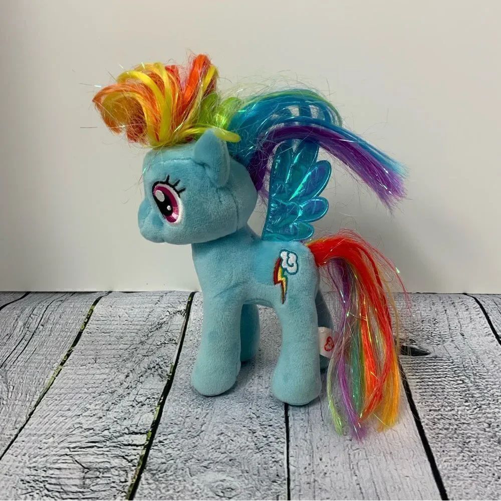 TY My Little Pony Rainbow Dash 7” plush